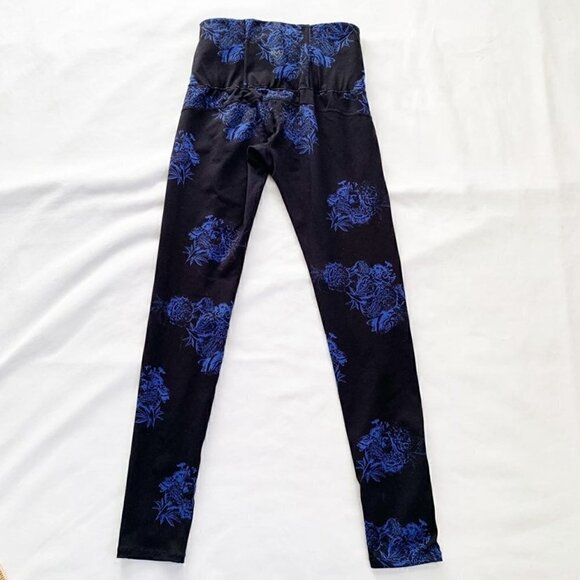5/$25 Ryu black blue full length workout running yoga pilates leggings - Picture 6 of 8
